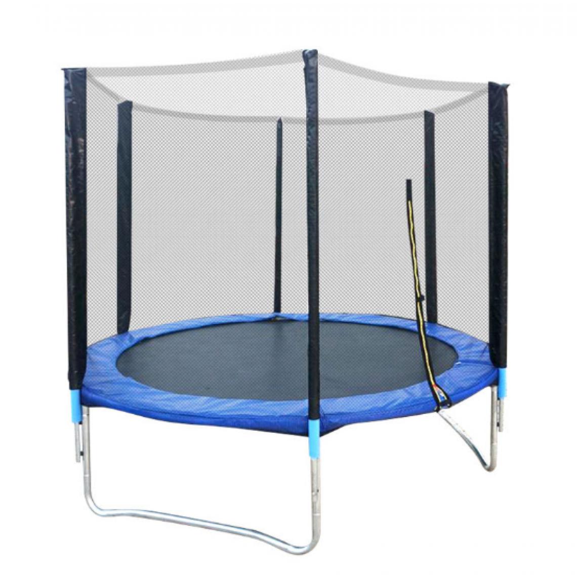 trampoline avec filet de protection pour petits enfants