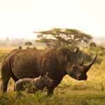 l'extinction des rhinocéros