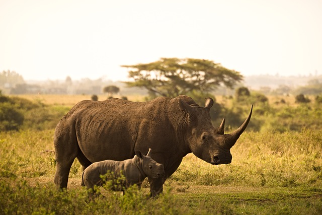 l'extinction des rhinocéros